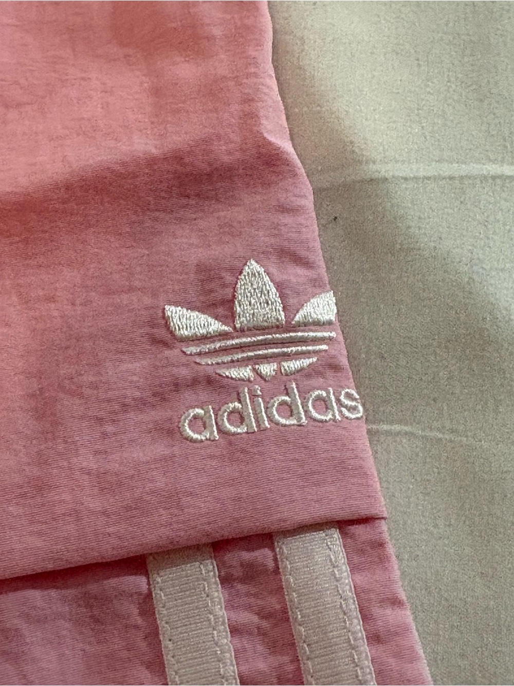 adidas Kids Pink Cargo Shorts - Picture 2 of 7